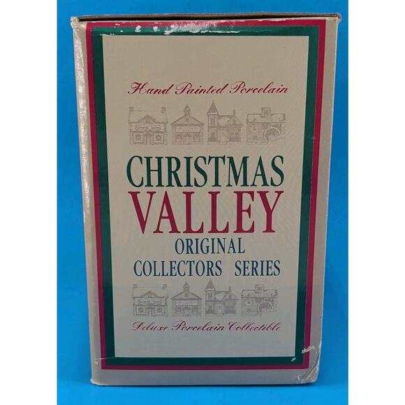 Christmas Valley Collectable 1993 Church Vintage Lighted Original Box - Picture 15 of 16